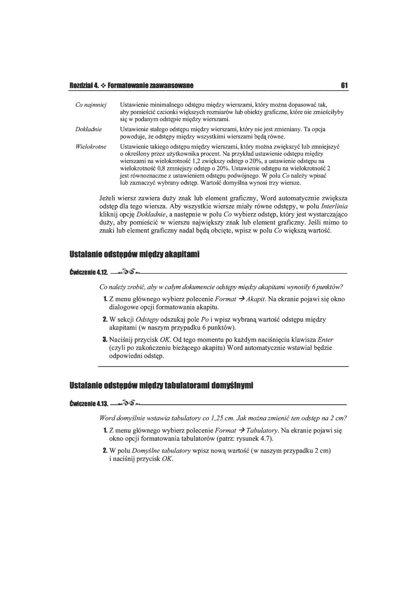 Fragment „MS Word 2002/XP. Ćwiczenia praktyczne” — strona 10 z 27