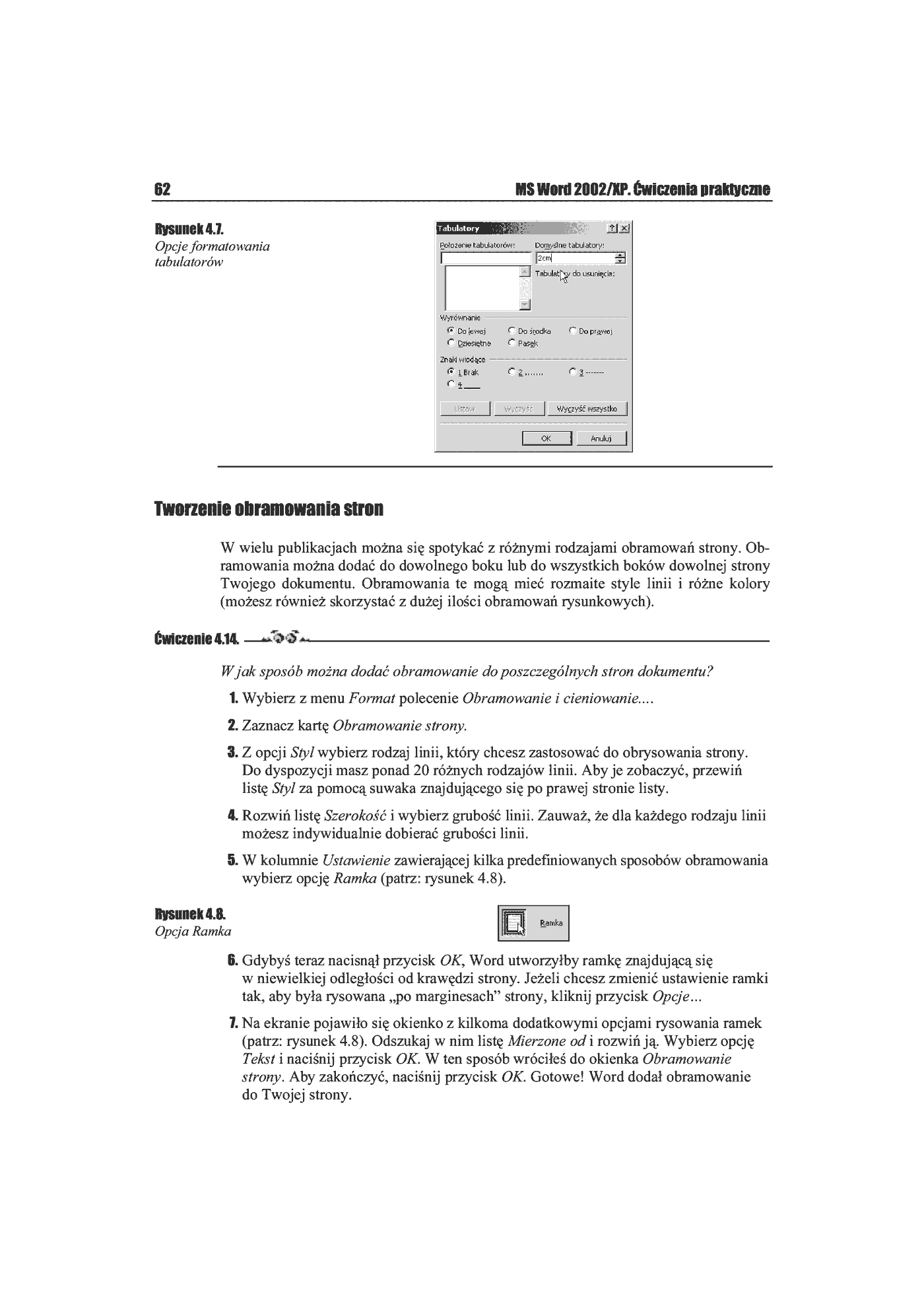 Fragment „MS Word 2002/XP. Ćwiczenia praktyczne” — strona 11 z 27