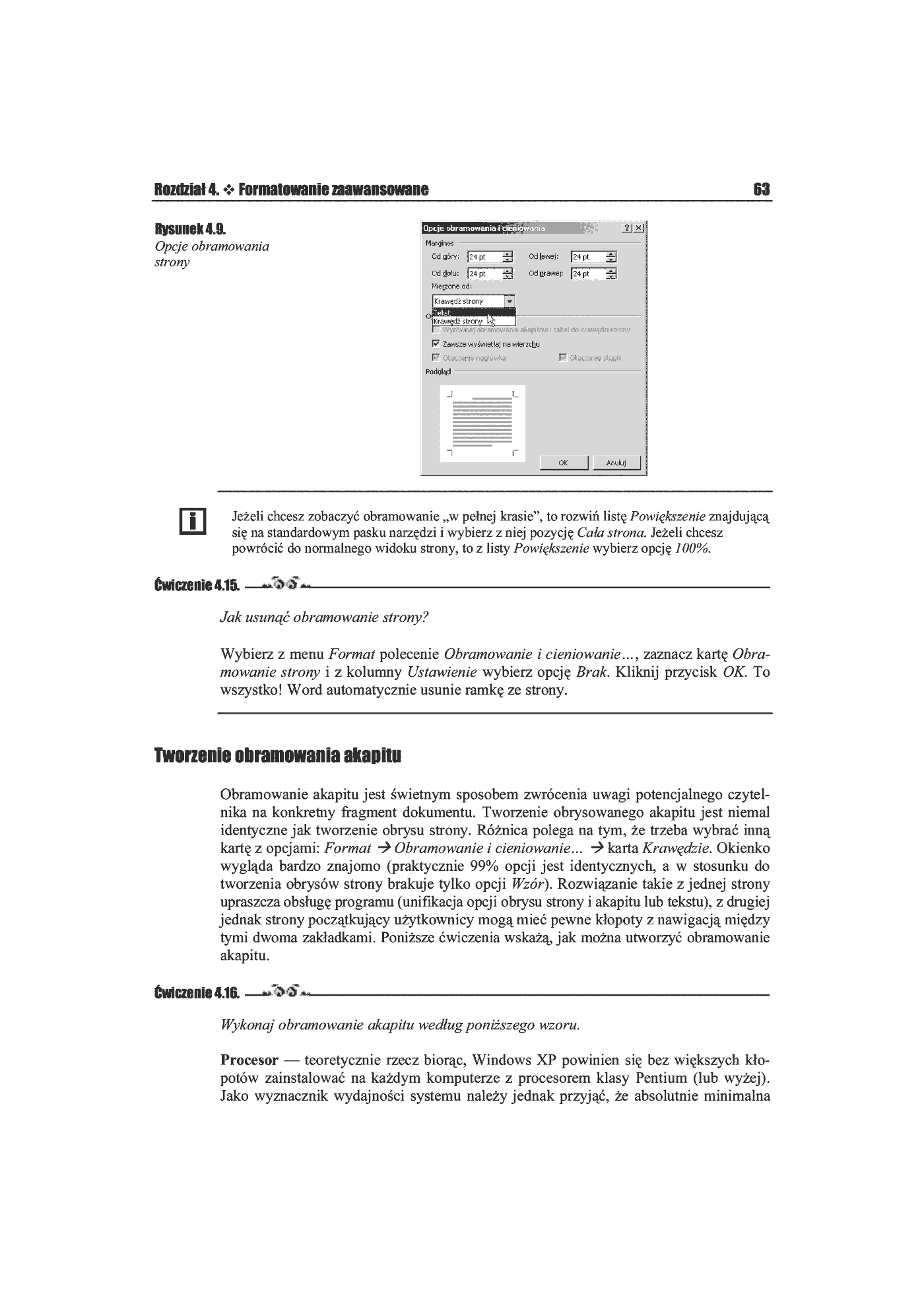 Fragment „MS Word 2002/XP. Ćwiczenia praktyczne” — strona 12 z 27
