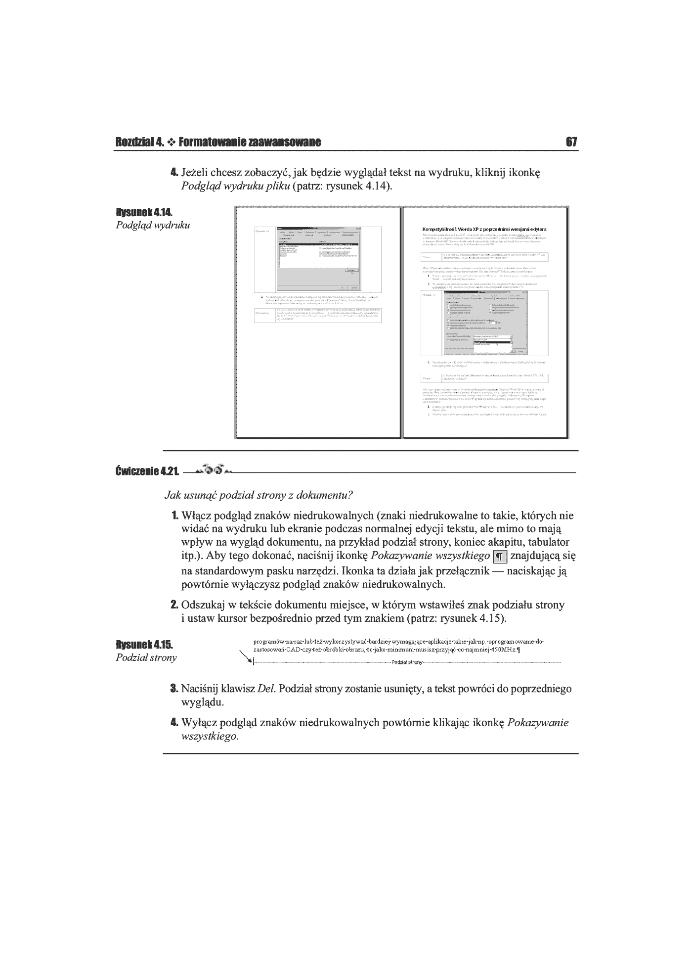 Fragment „MS Word 2002/XP. Ćwiczenia praktyczne” — strona 16 z 27