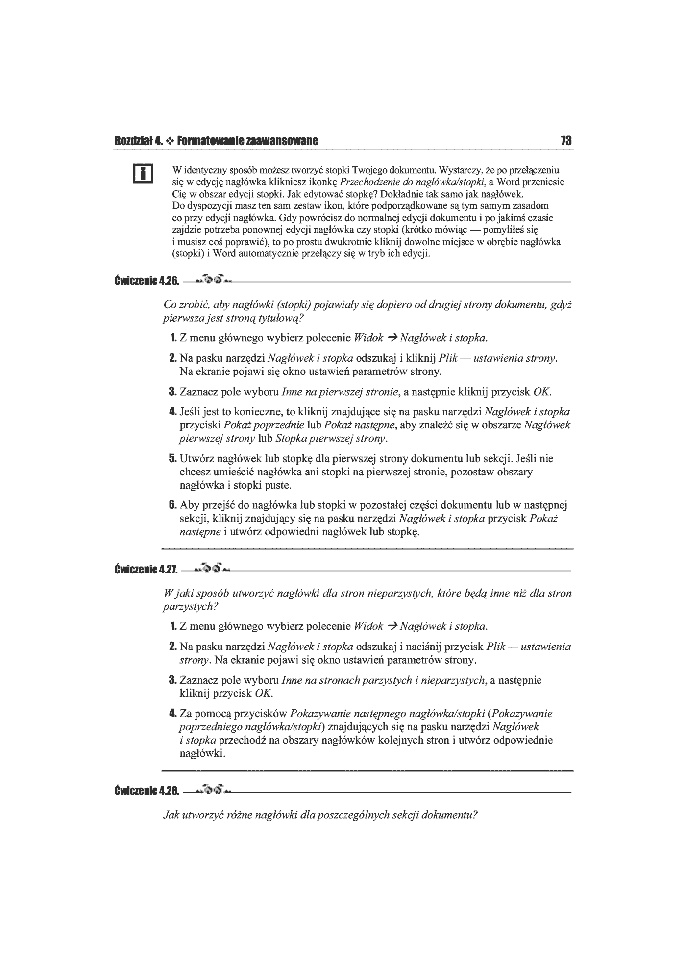 Fragment „MS Word 2002/XP. Ćwiczenia praktyczne” — strona 22 z 27
