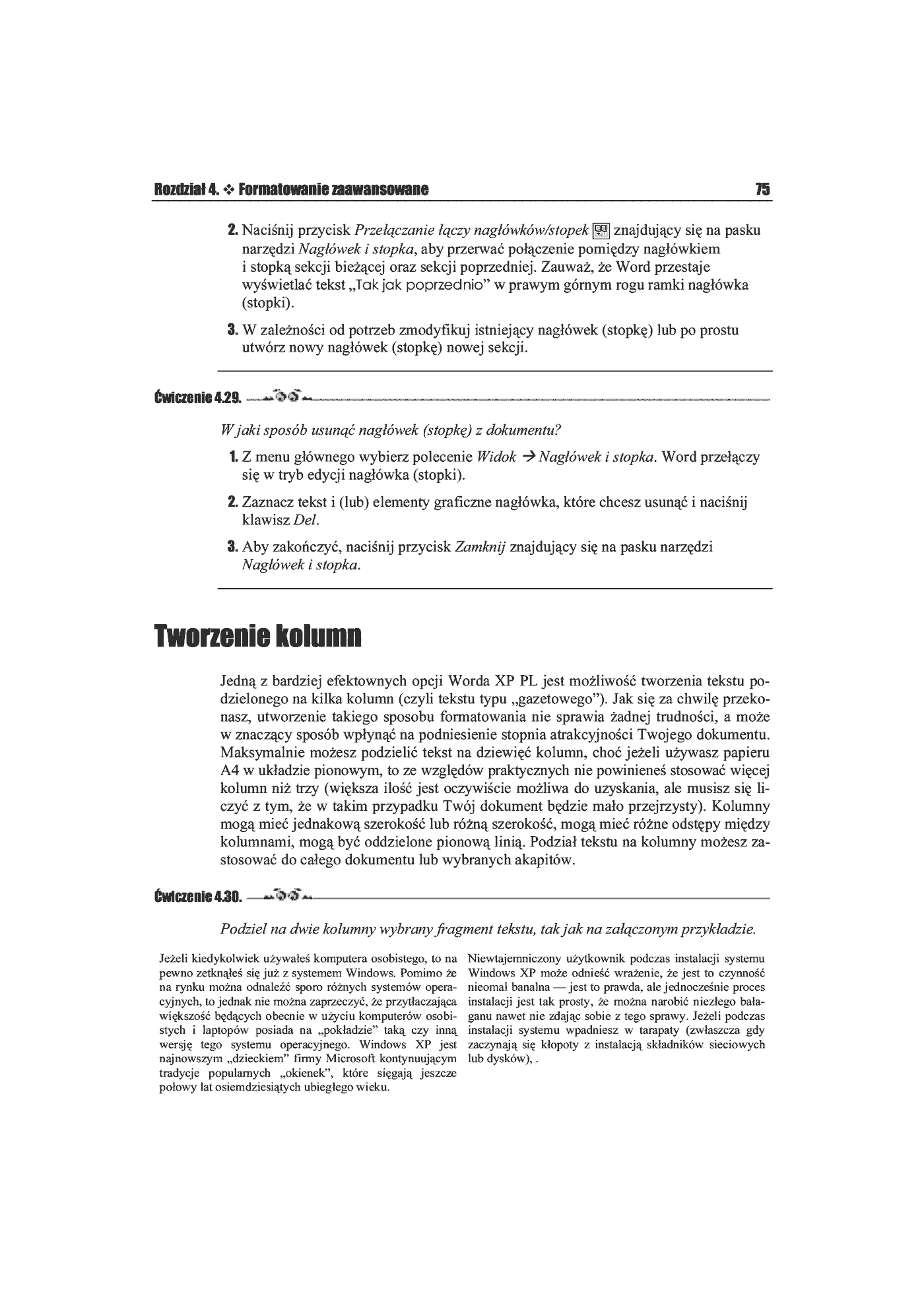 Fragment „MS Word 2002/XP. Ćwiczenia praktyczne” — strona 24 z 27