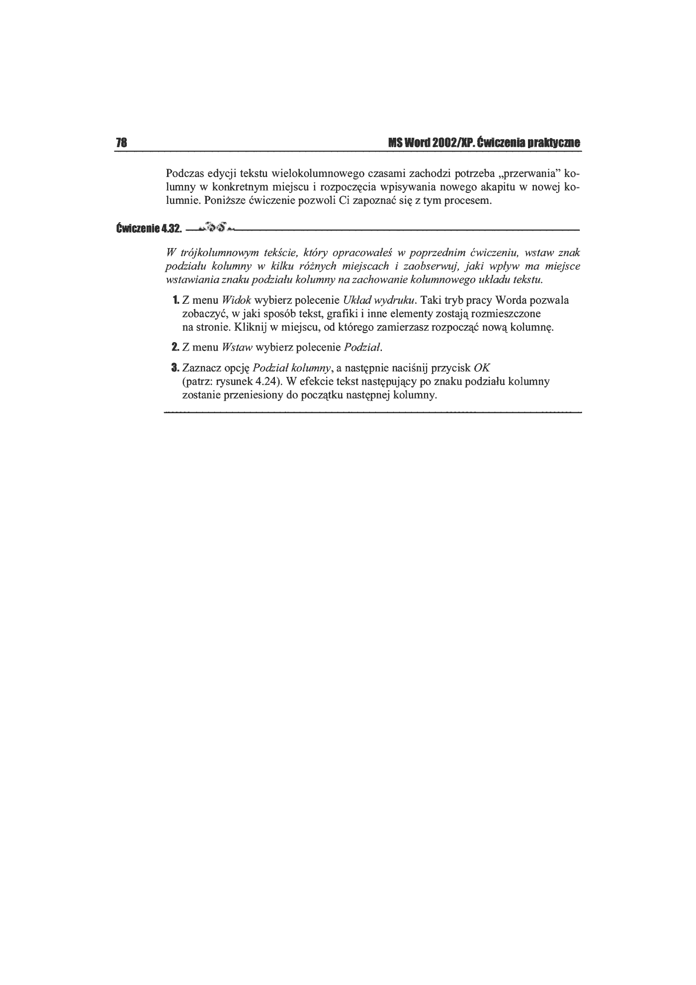 Fragment „MS Word 2002/XP. Ćwiczenia praktyczne” — strona 27 z 27
