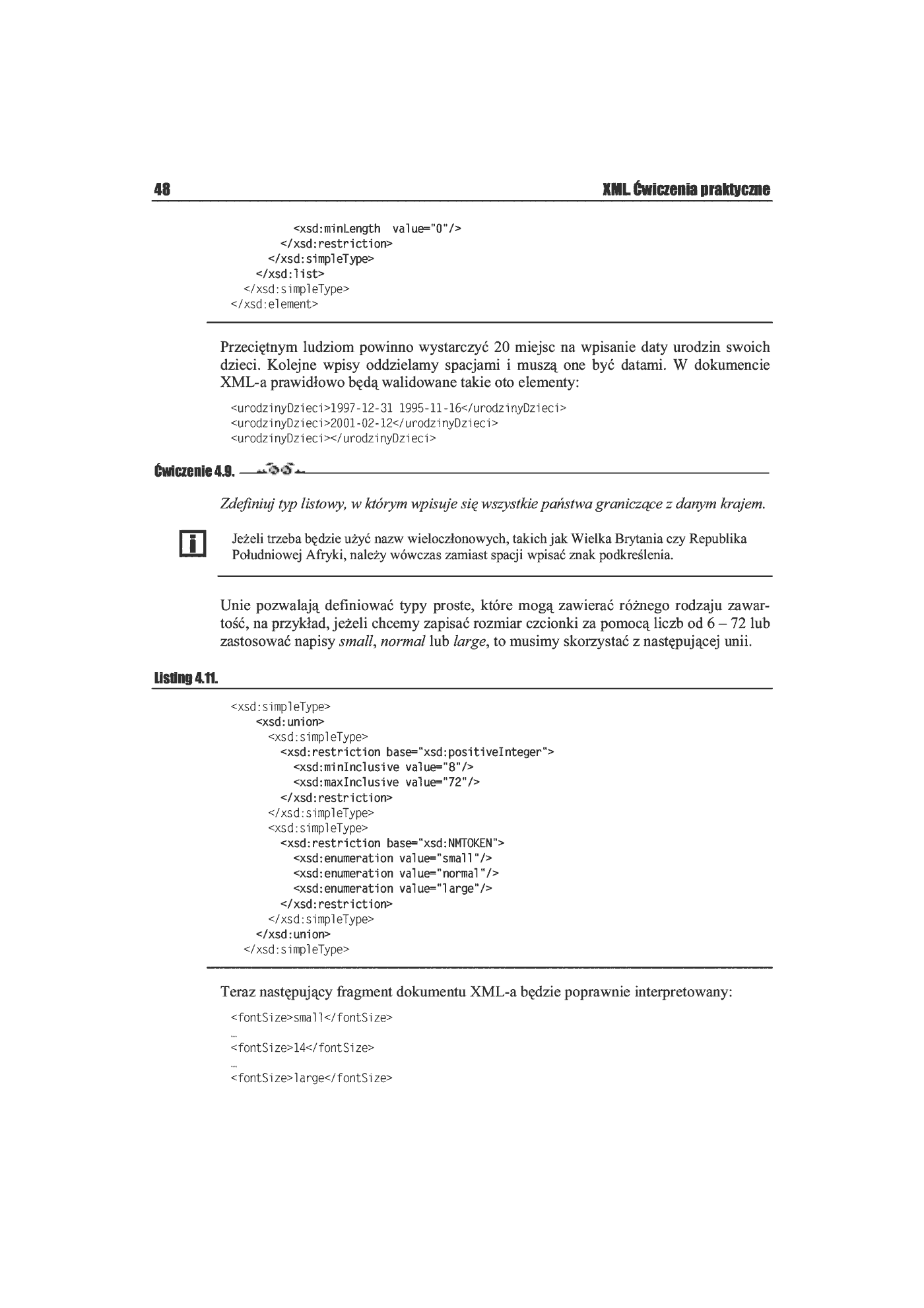 Fragment „XML. Ćwiczenia praktyczne” — strona 14 z 28