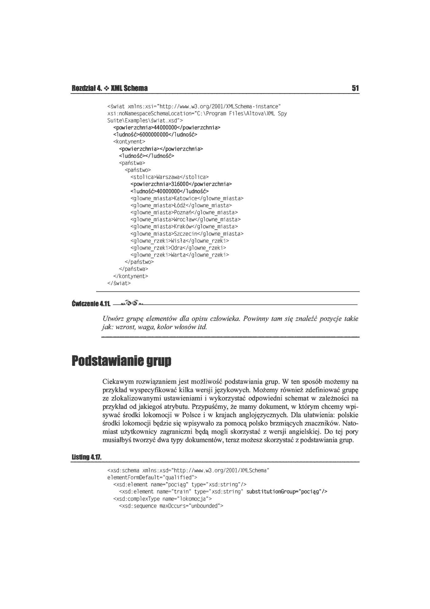 Fragment „XML. Ćwiczenia praktyczne” — strona 17 z 28