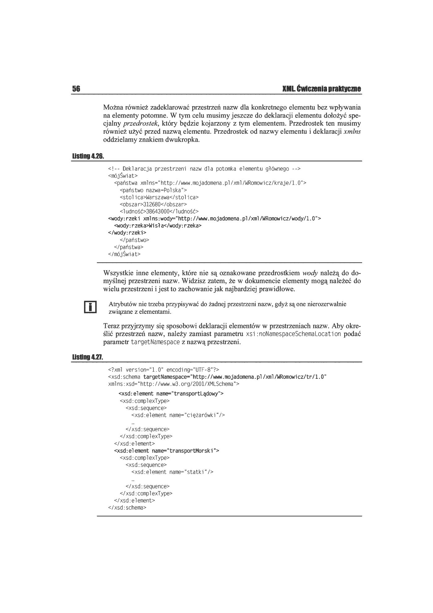 Fragment „XML. Ćwiczenia praktyczne” — strona 22 z 28