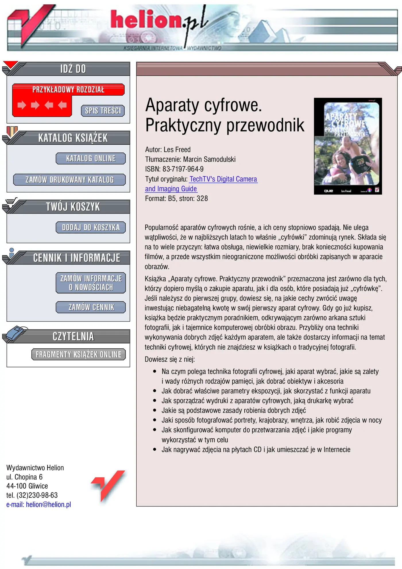 Fragment „Aparaty cyfrowe. Praktyczny przewodnik” — strona 1 z 32