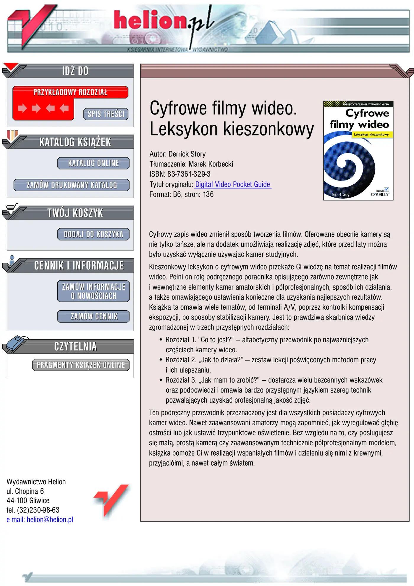 Fragment „Cyfrowe filmy wideo. Leksykon kieszonkowy” — strona 1 z 28