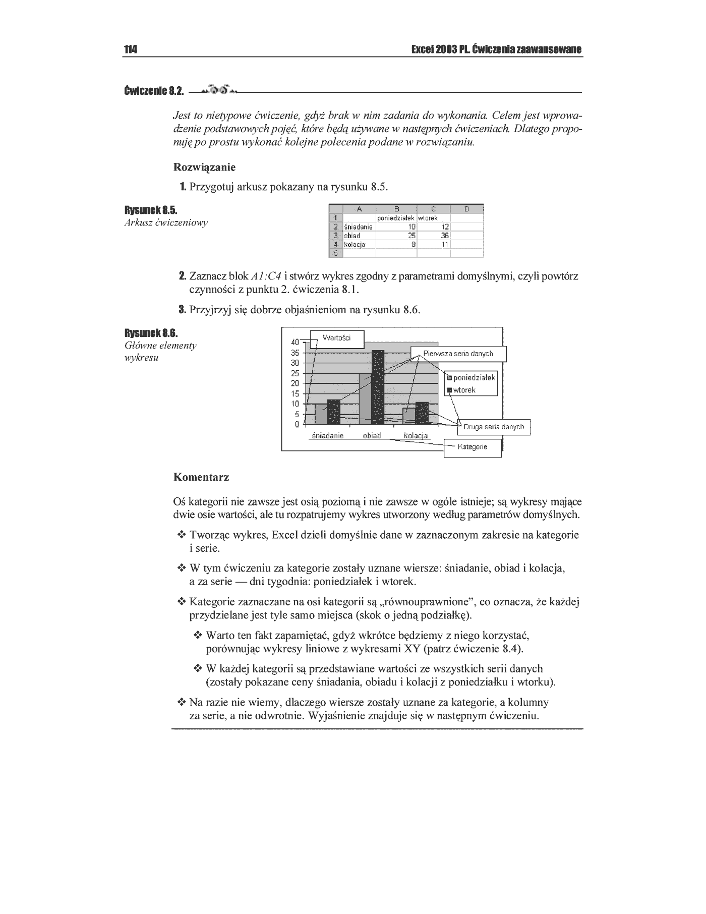 Fragment „Excel 2003 PL. Ćwiczenia zaawansowane” — strona 7 z 15