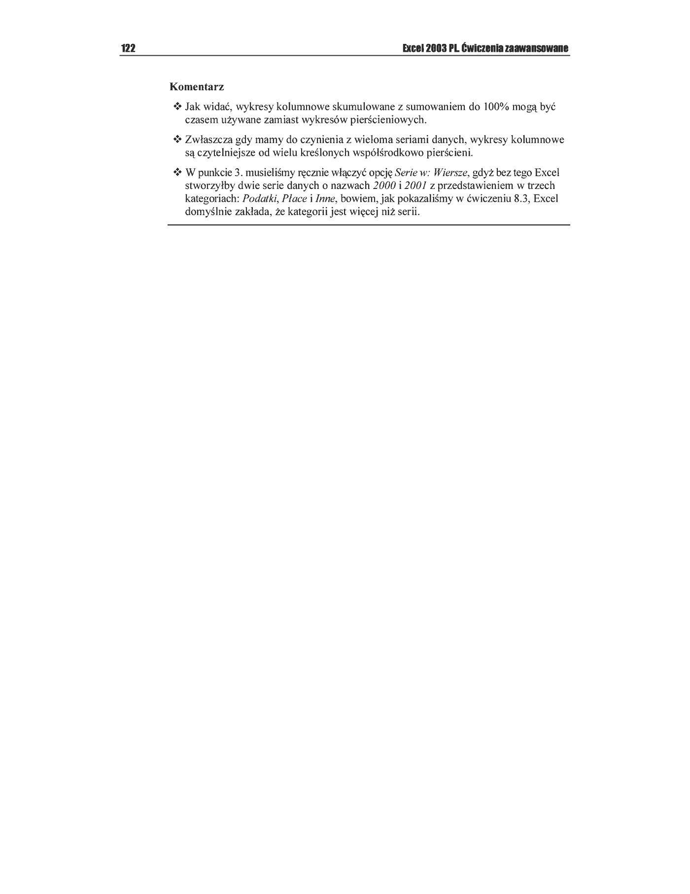 Fragment „Excel 2003 PL. Ćwiczenia zaawansowane” — strona 15 z 15