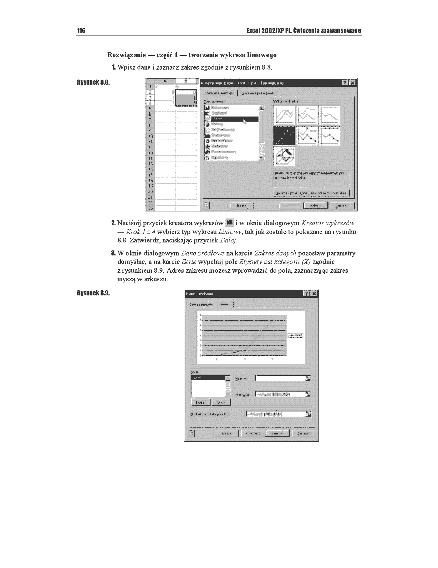 Fragment „Excel 2002/XP PL. Ćwiczenia zaawansowane” — strona 9 z 28