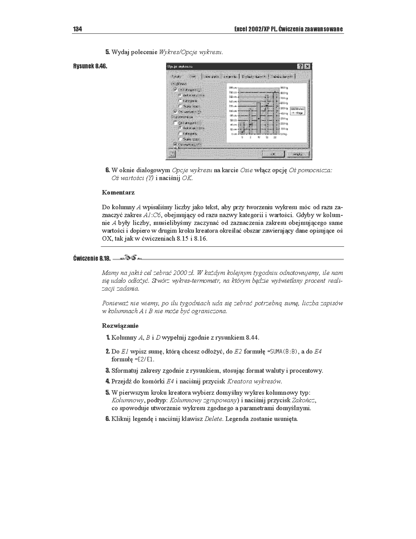 Fragment „Excel 2002/XP PL. Ćwiczenia zaawansowane” — strona 27 z 28