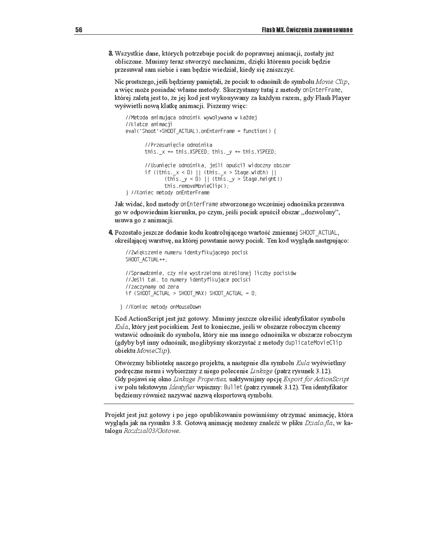 Fragment „Flash MX. Ćwiczenia zaawansowane” — strona 23 z 24