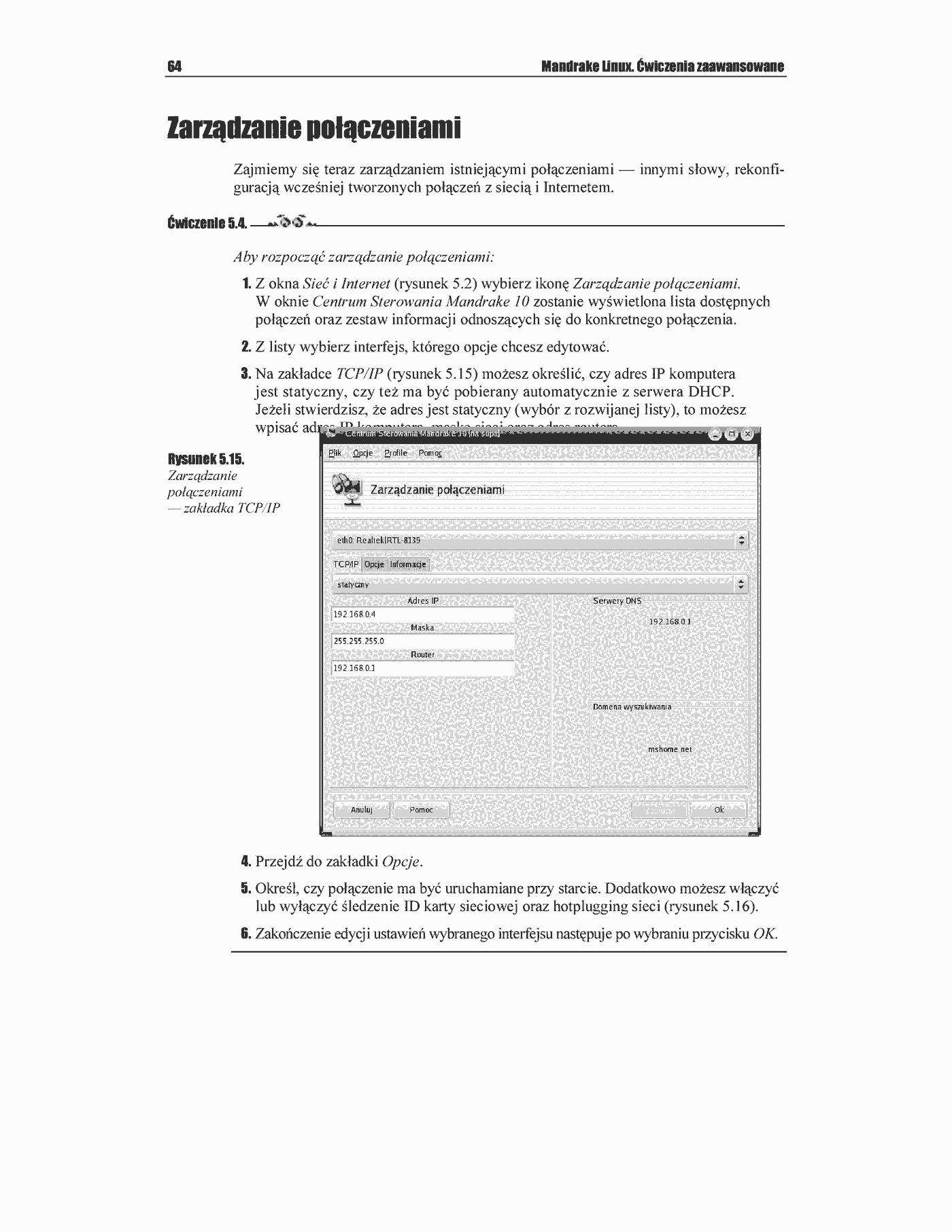 Fragment „Mandrake Linux. Ćwiczenia zaawansowane” — strona 13 z 16