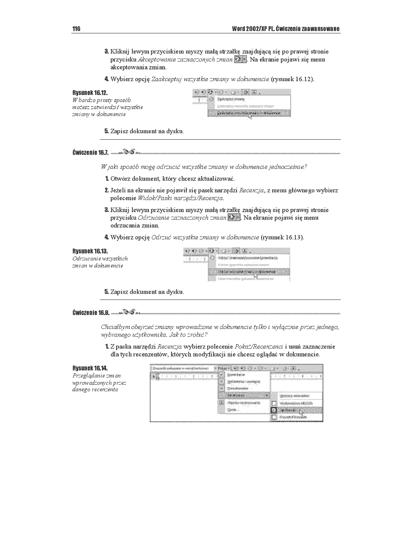 Fragment „Word 2002/XP. Ćwiczenia zaawansowane” — strona 11 z 12