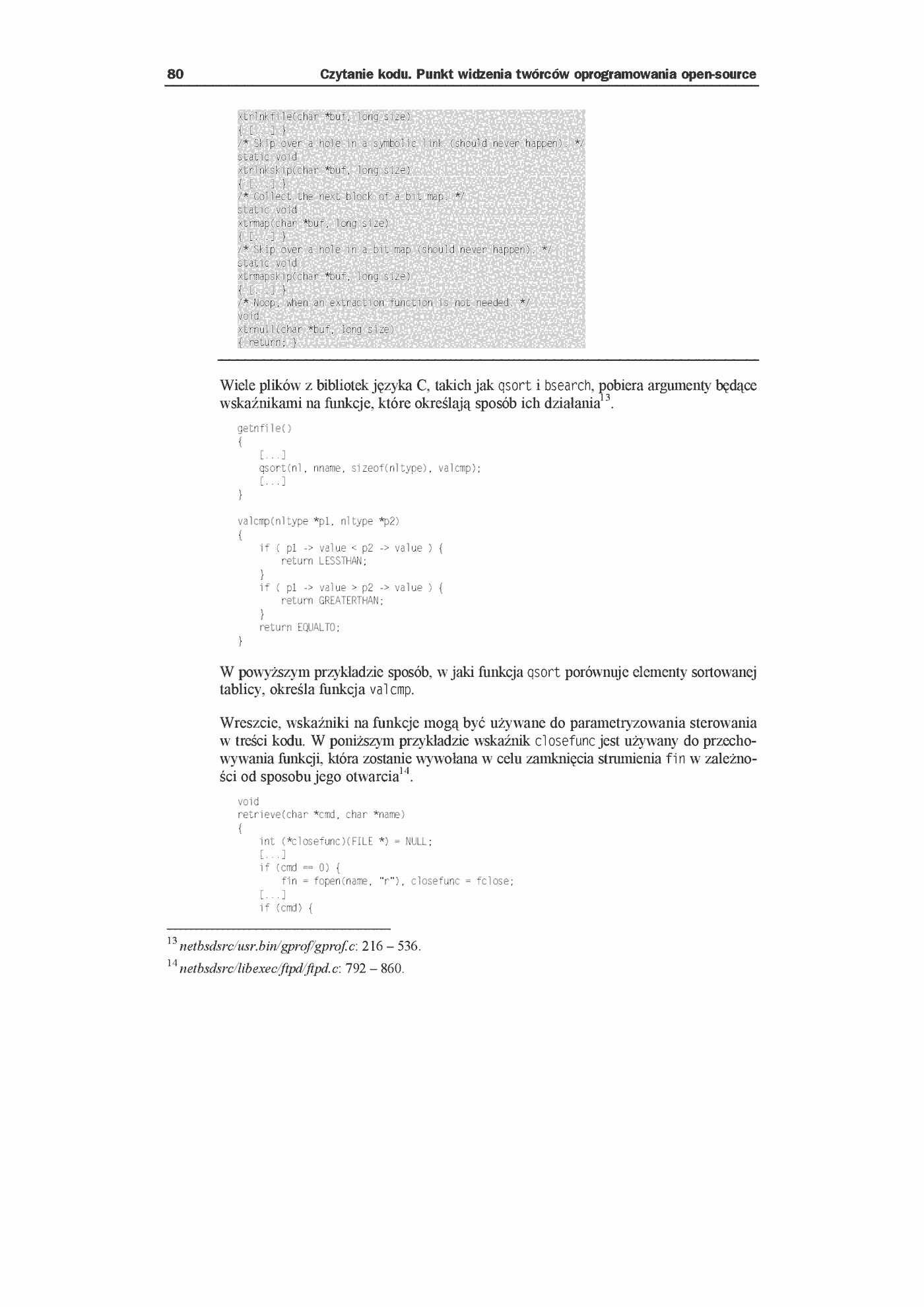 Fragment „Czytanie kodu. Punkt widzenia twórców oprogramowania open source” — strona 13 z 33