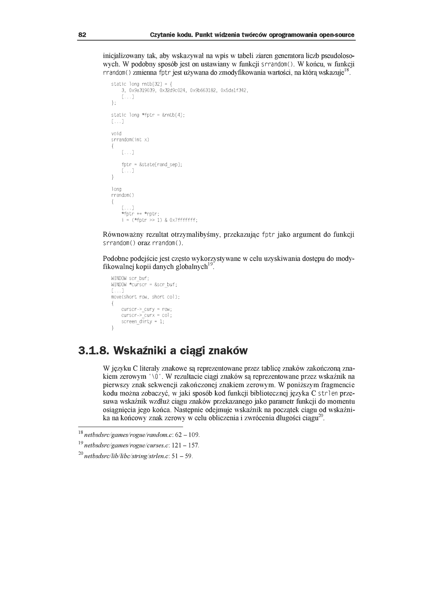 Fragment „Czytanie kodu. Punkt widzenia twórców oprogramowania open source” — strona 15 z 33