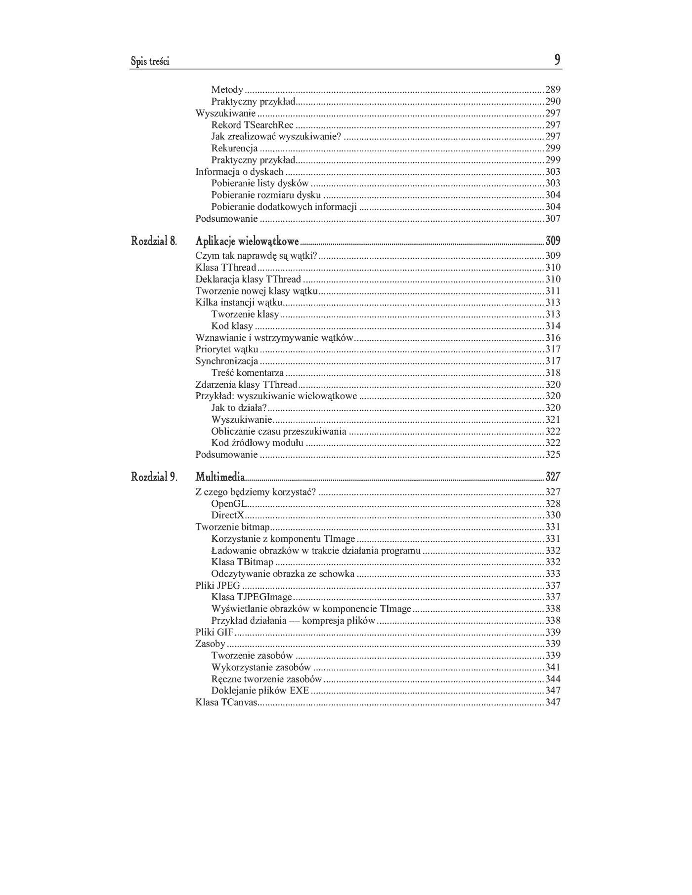 Fragment „Delphi 7. Kompendium programisty” — strona 8 z 32
