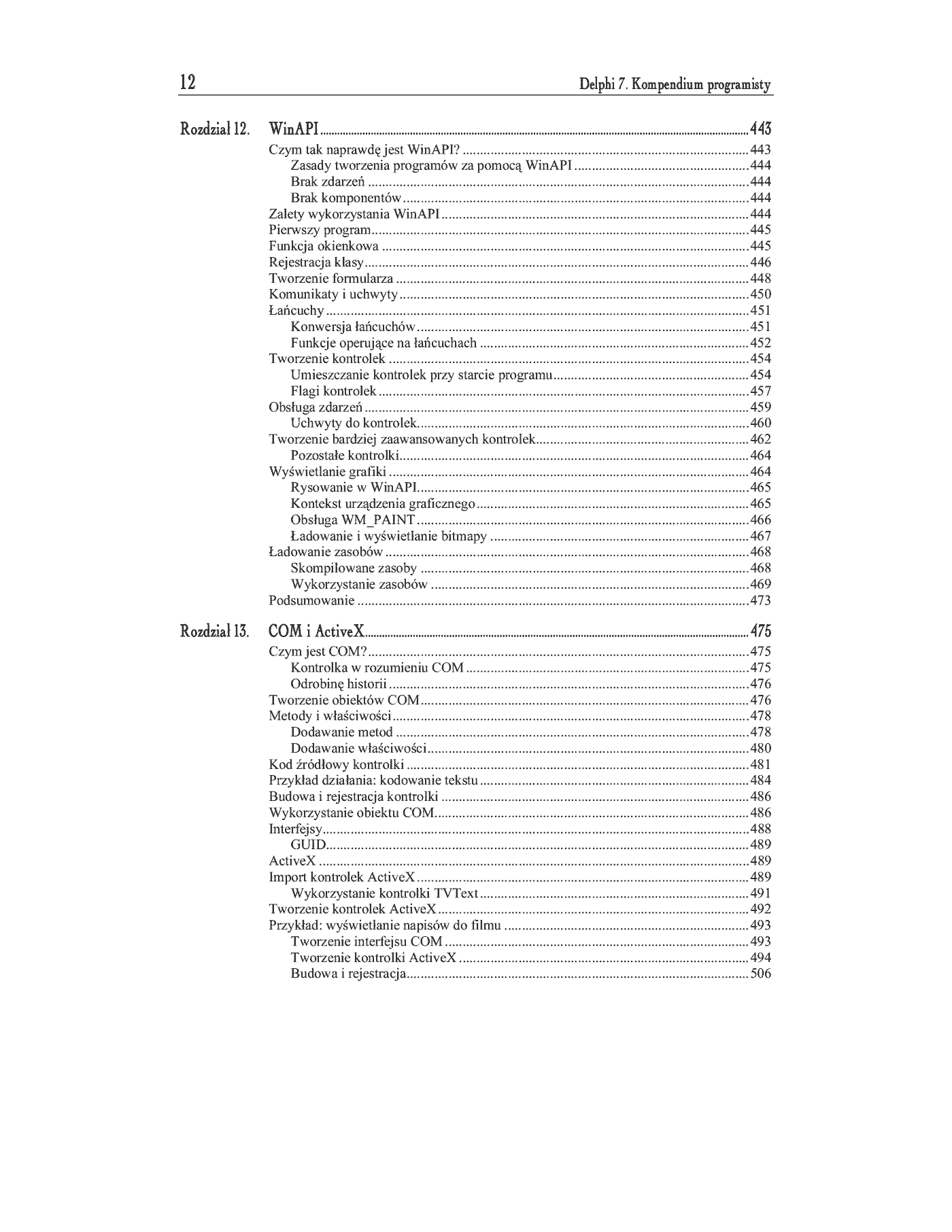Fragment „Delphi 7. Kompendium programisty” — strona 11 z 32