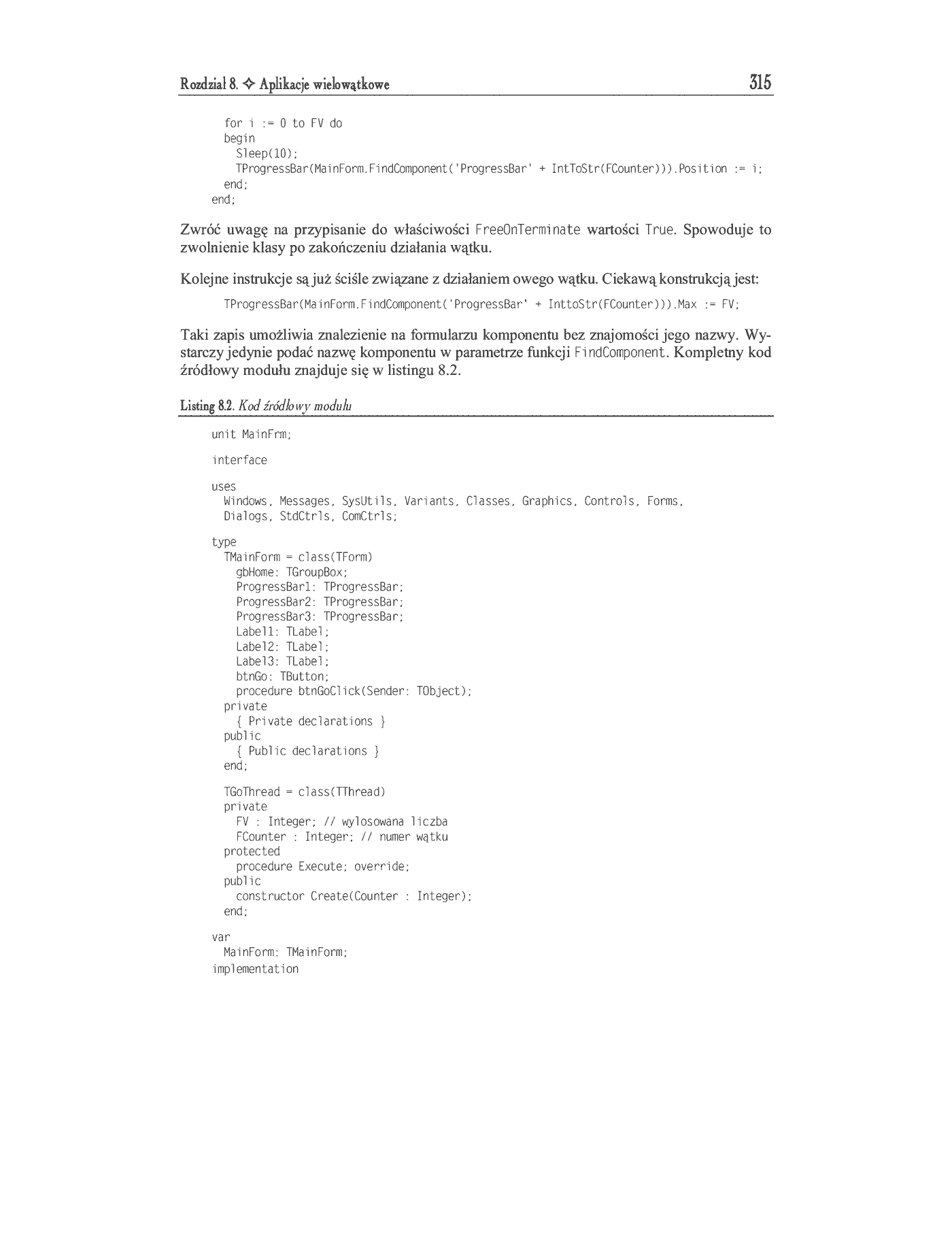 Fragment „Delphi 7. Kompendium programisty” — strona 22 z 32
