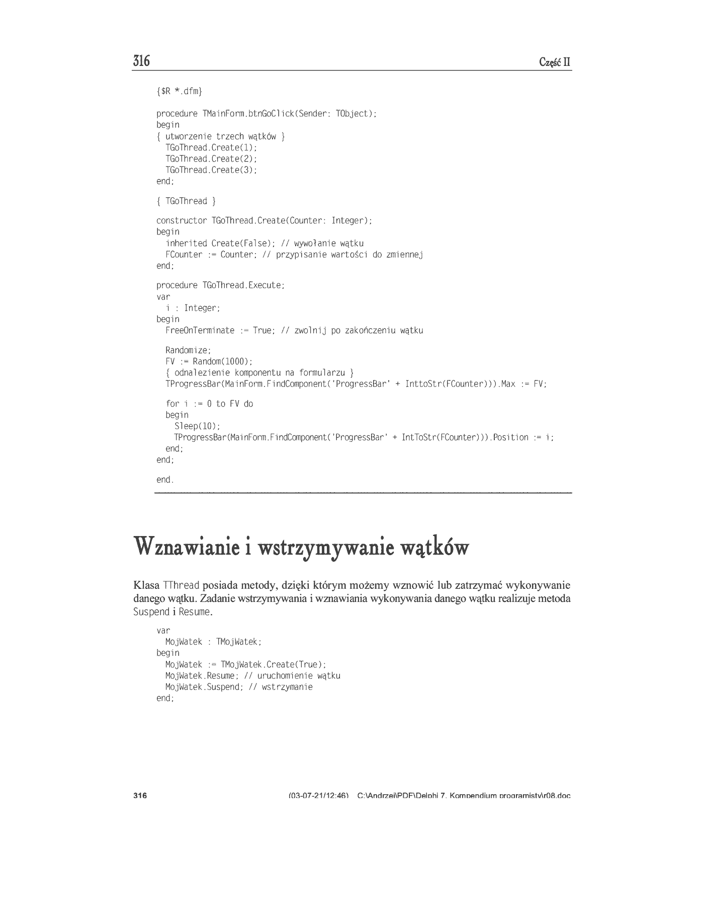 Fragment „Delphi 7. Kompendium programisty” — strona 23 z 32
