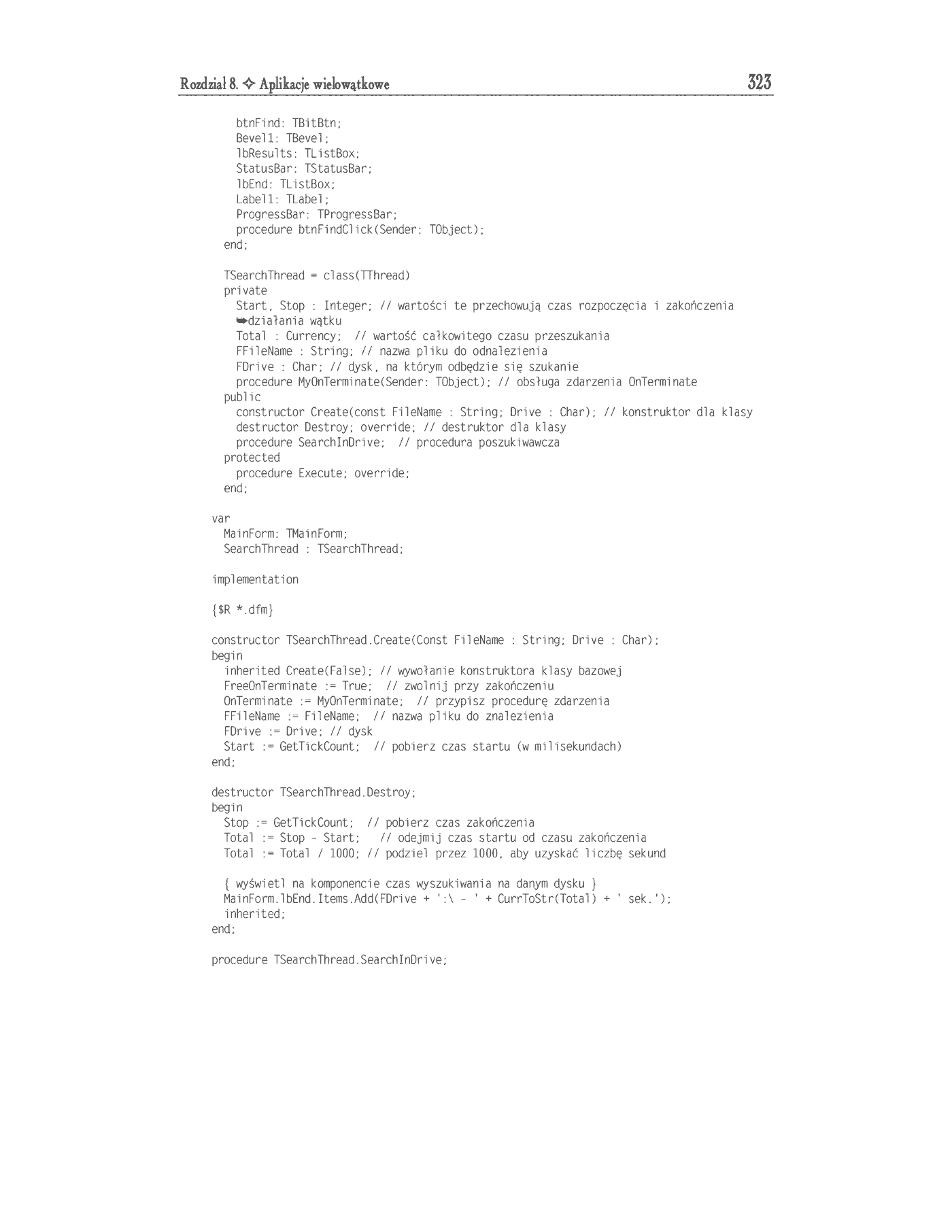 Fragment „Delphi 7. Kompendium programisty” — strona 30 z 32