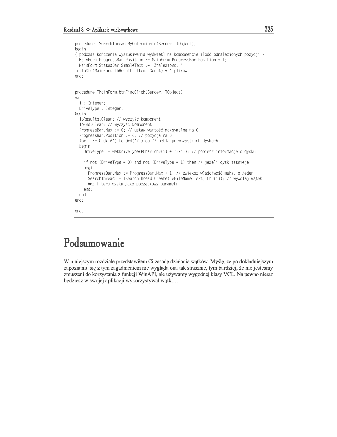 Fragment „Delphi 7. Kompendium programisty” — strona 32 z 32