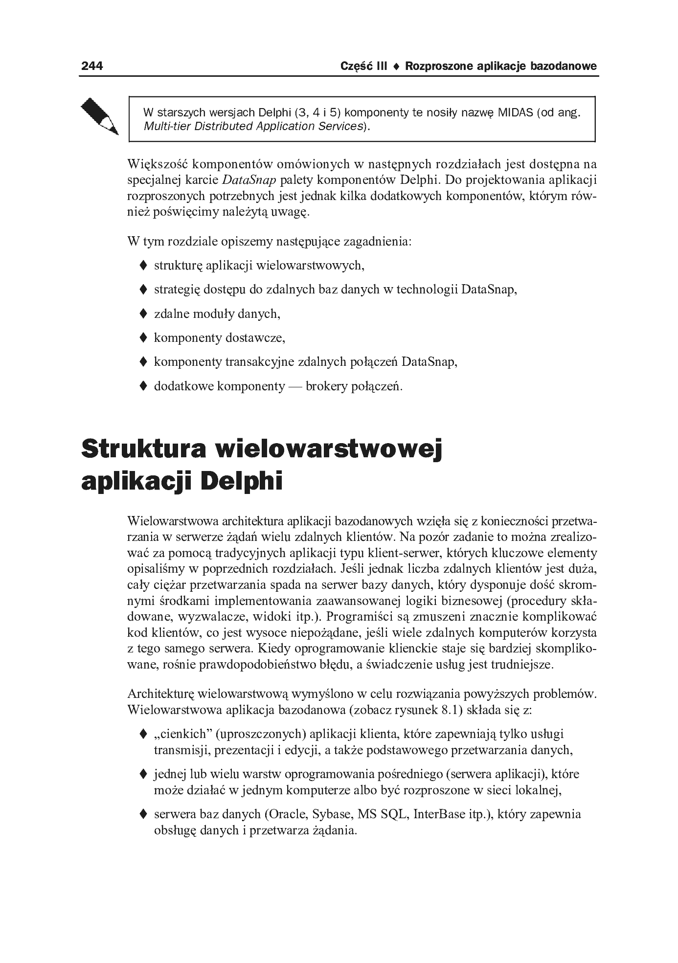 Fragment „Delphi. Techniki bazodanowe i internetowe” — strona 7 z 22