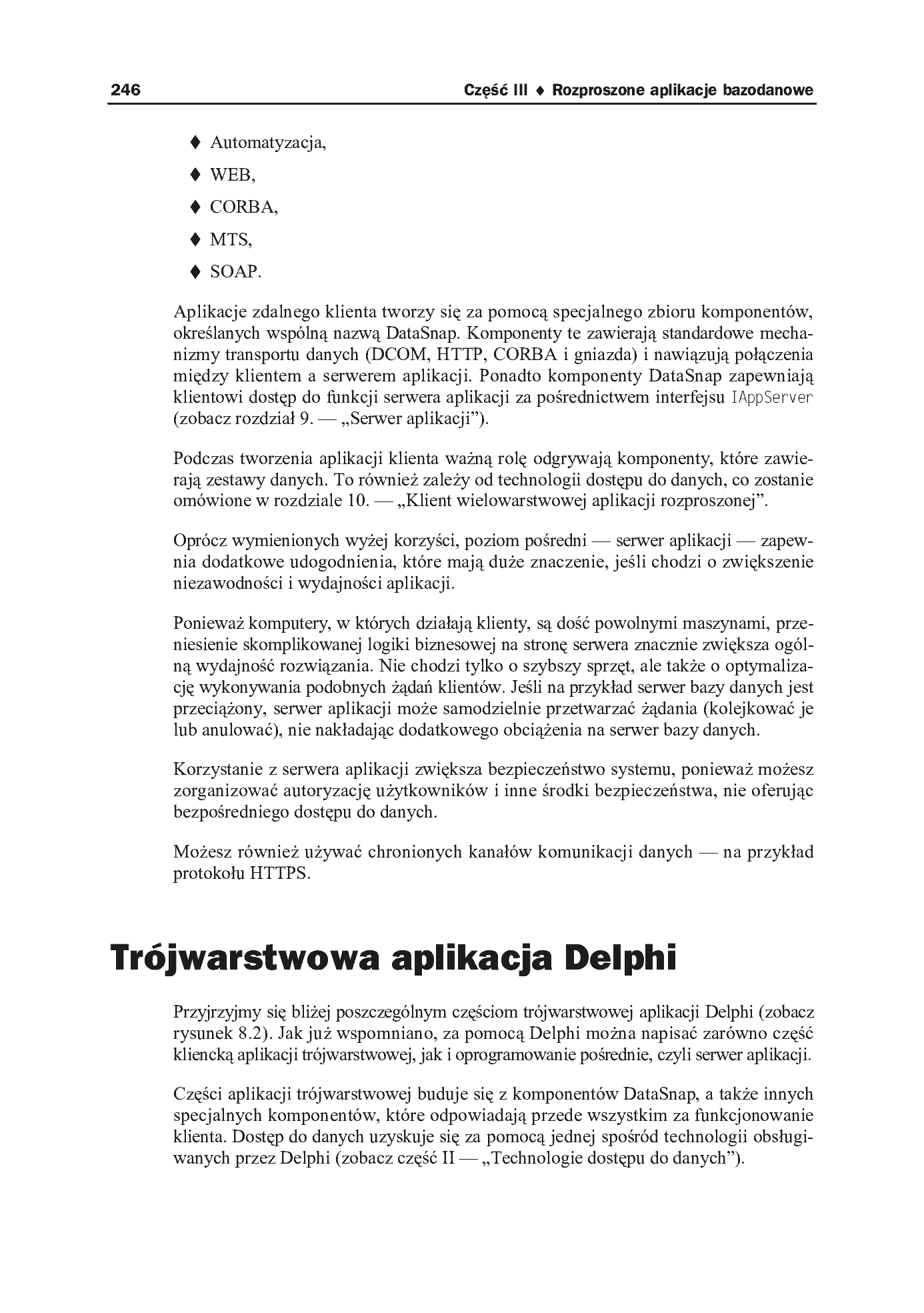 Fragment „Delphi. Techniki bazodanowe i internetowe” — strona 9 z 22