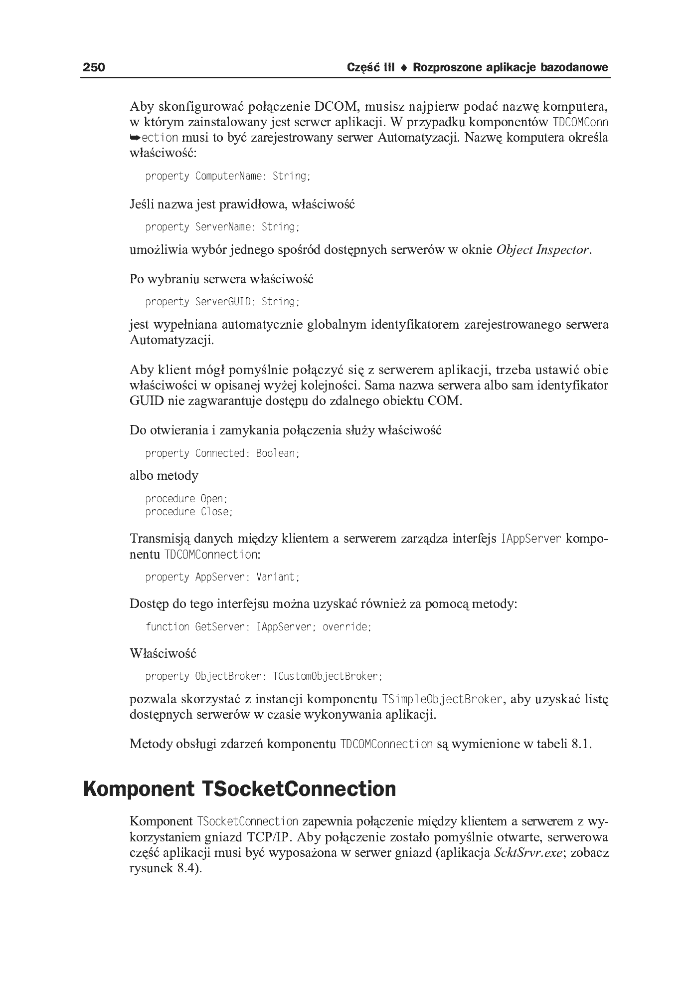 Fragment „Delphi. Techniki bazodanowe i internetowe” — strona 13 z 22