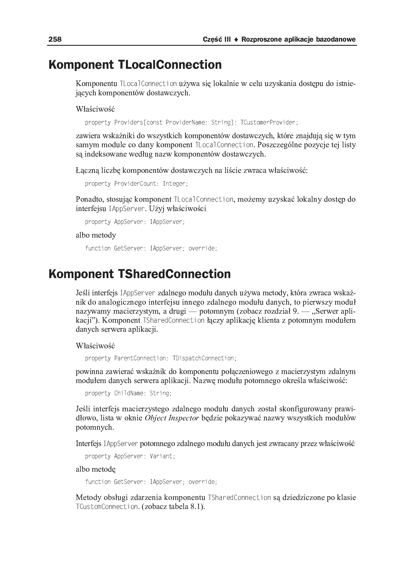 Fragment „Delphi. Techniki bazodanowe i internetowe” — strona 21 z 22