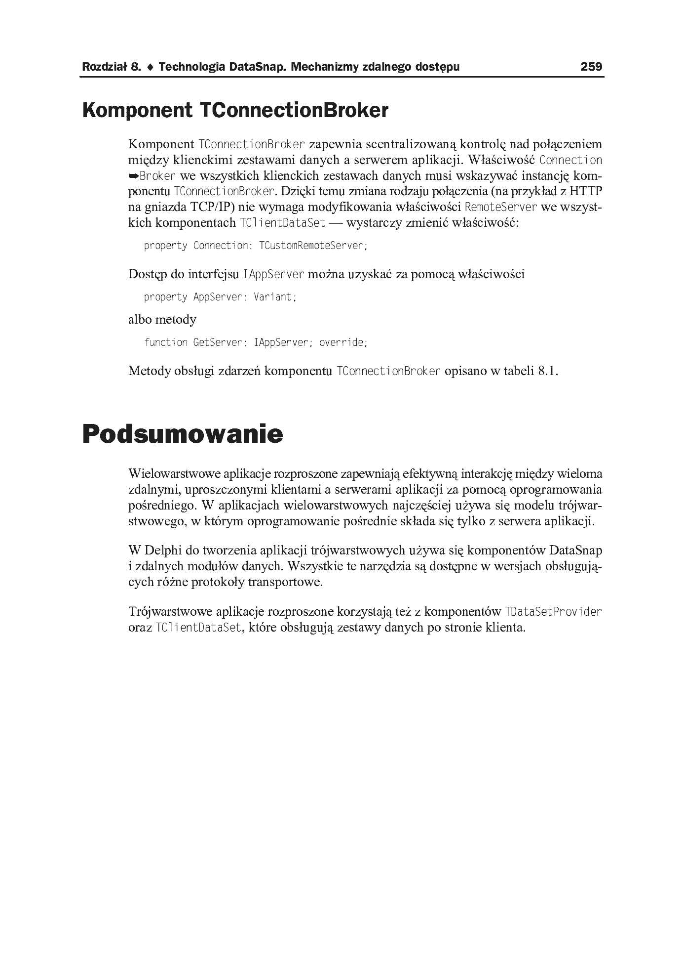 Fragment „Delphi. Techniki bazodanowe i internetowe” — strona 22 z 22