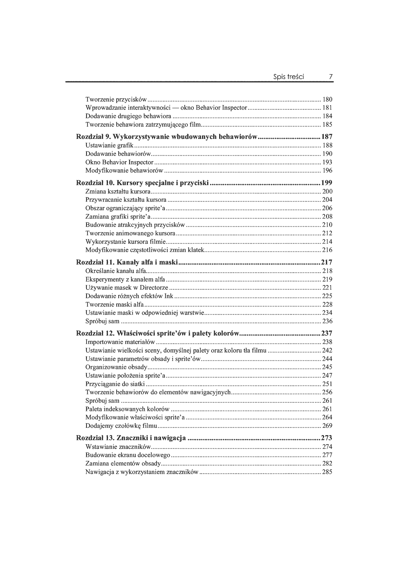 Fragment „Director 8 i Lingo. Księga eksperta” — strona 4 z 36
