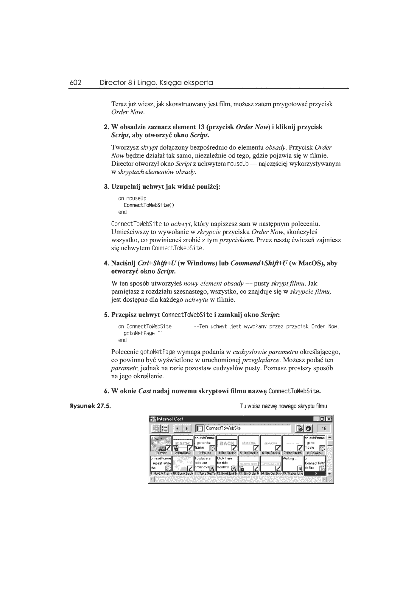 Fragment „Director 8 i Lingo. Księga eksperta” — strona 15 z 36