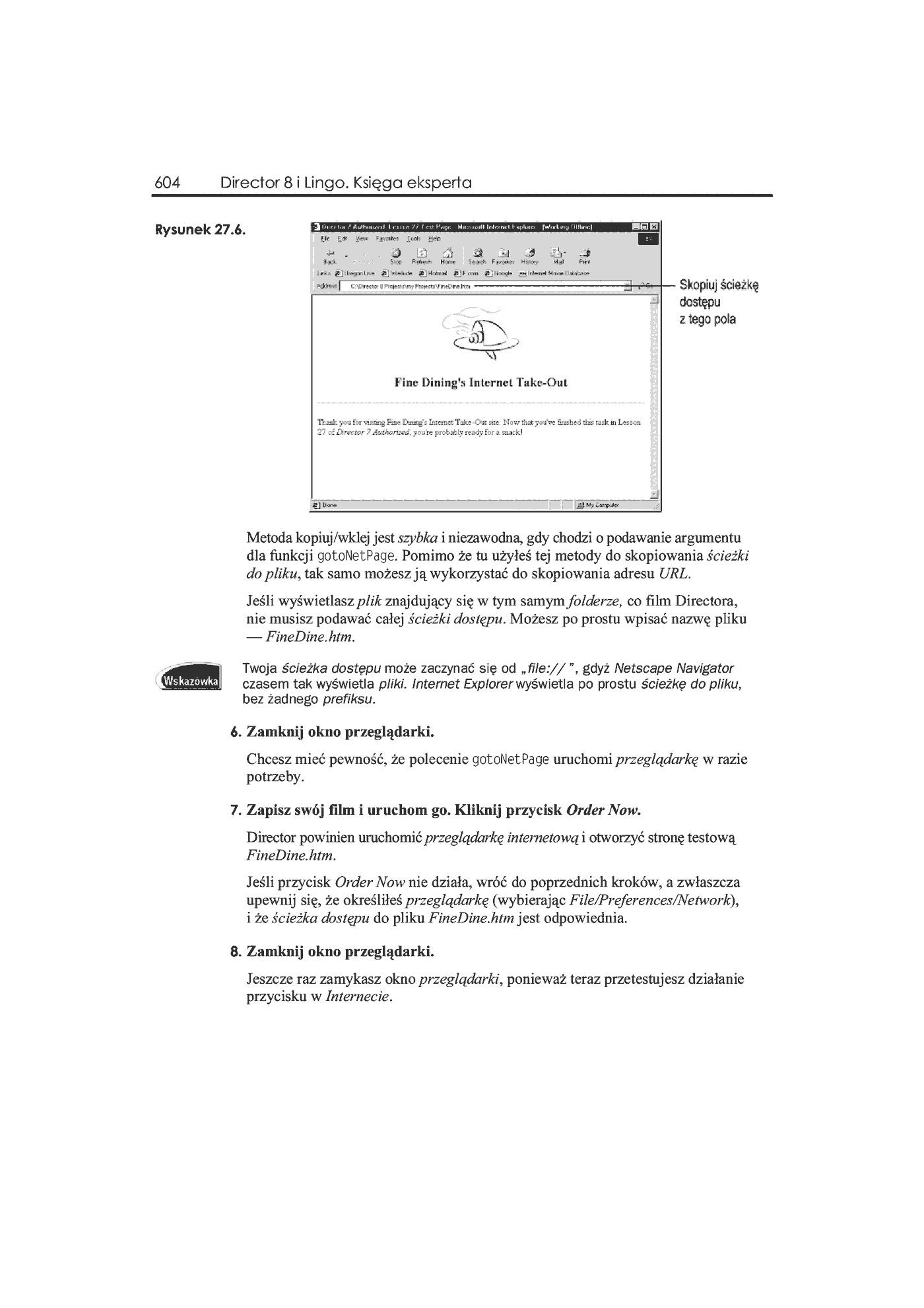 Fragment „Director 8 i Lingo. Księga eksperta” — strona 17 z 36