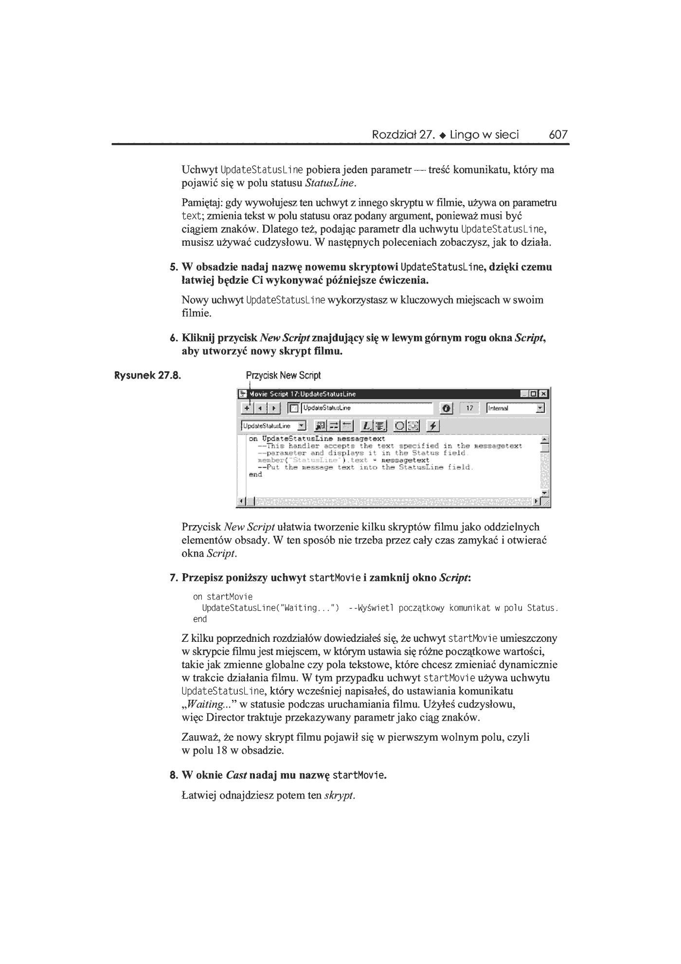 Fragment „Director 8 i Lingo. Księga eksperta” — strona 20 z 36