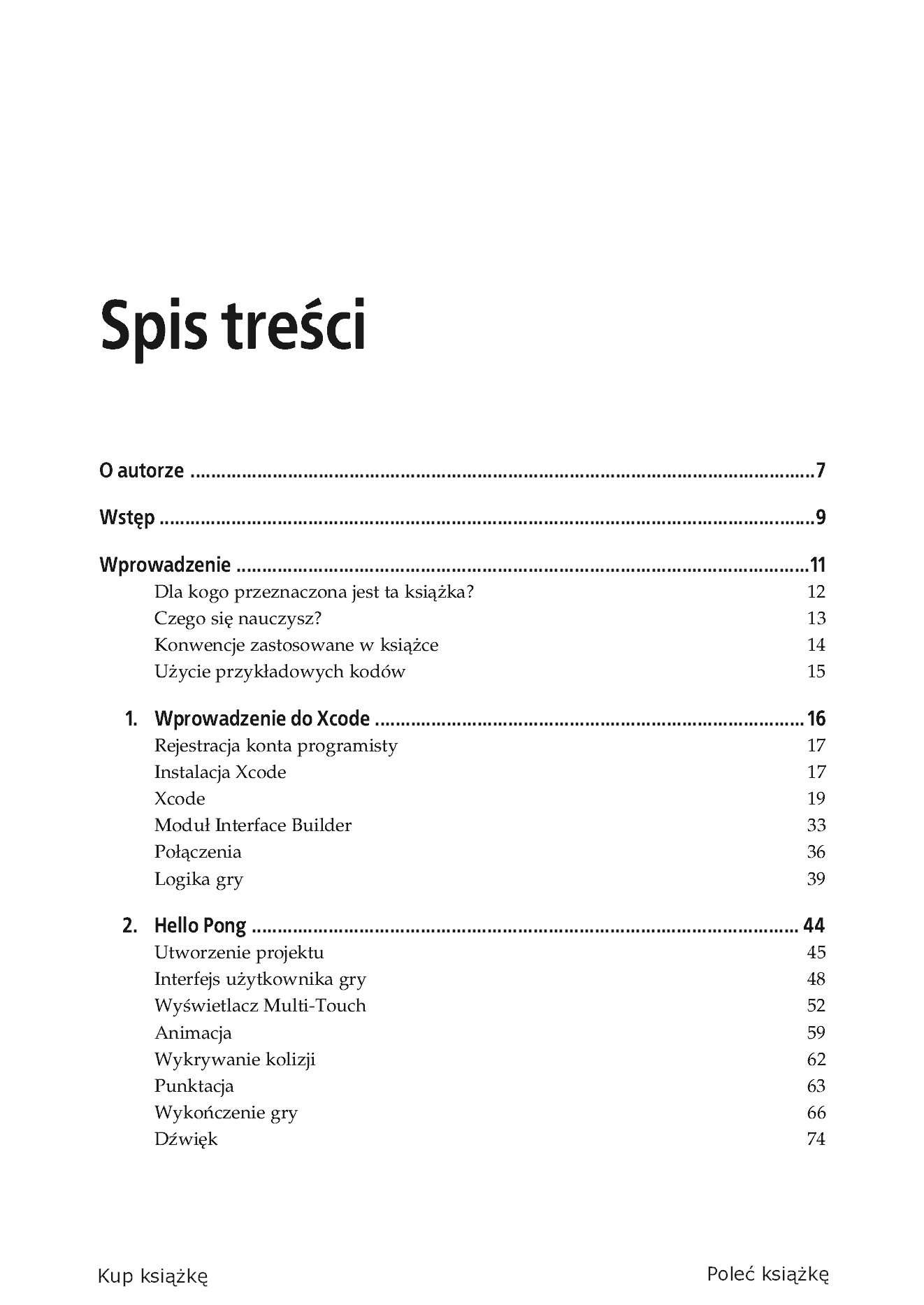 Fragment „Dotknij, przesuń, potrząśnij. Od pomysłu do gry na iPhone'a i iPada” — strona 3 z 48