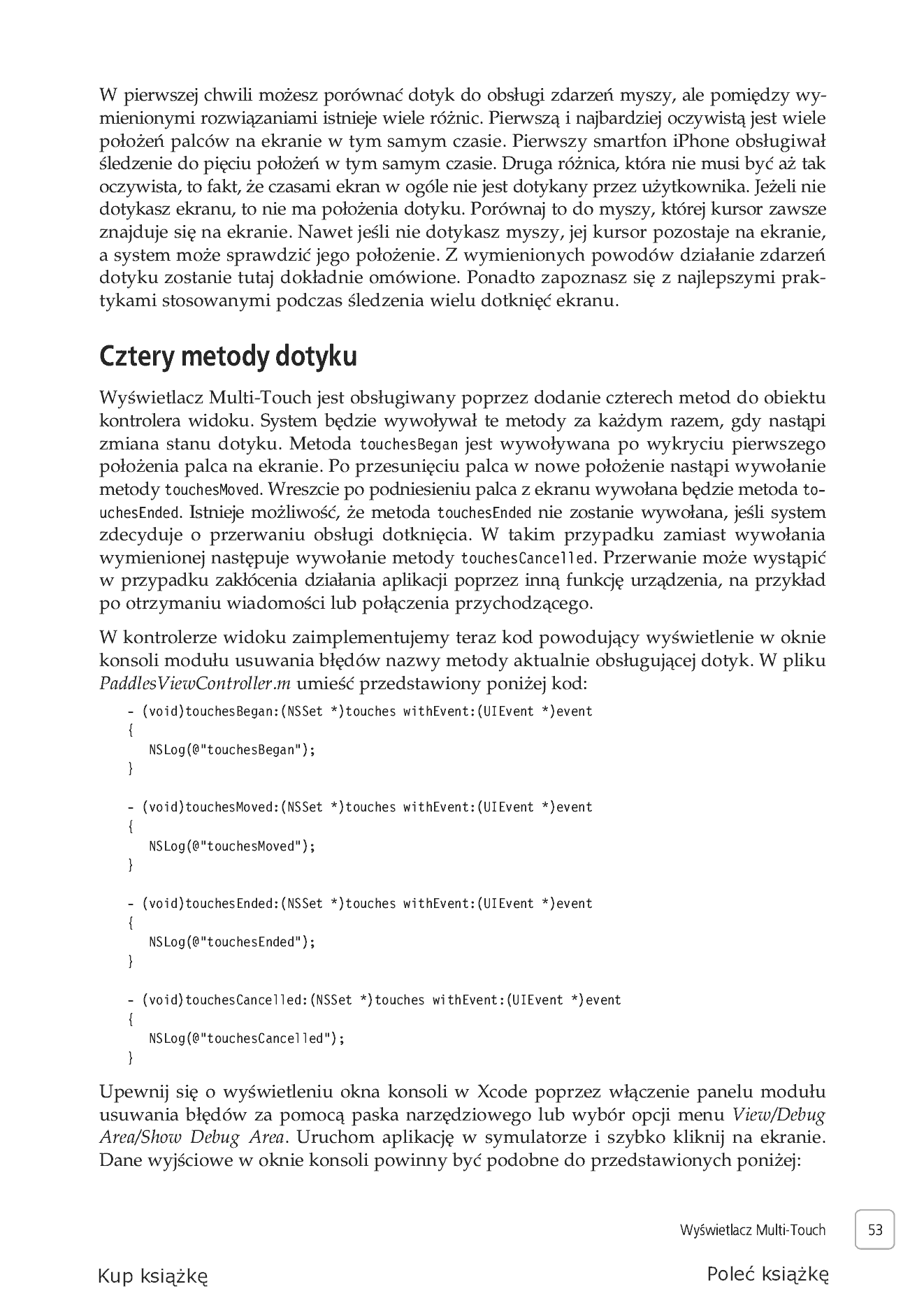 Fragment „Dotknij, przesuń, potrząśnij. Od pomysłu do gry na iPhone'a i iPada” — strona 14 z 48