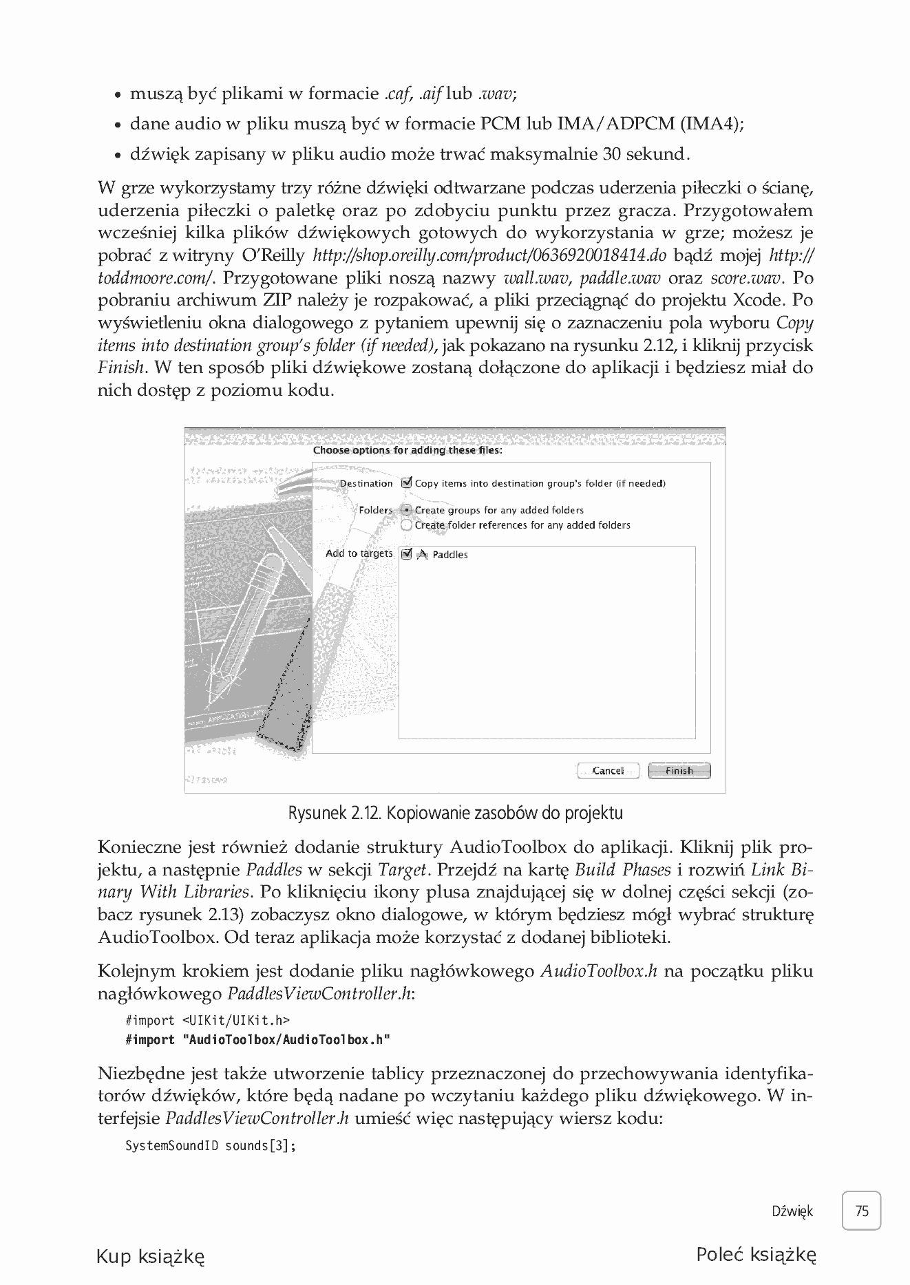 Fragment „Dotknij, przesuń, potrząśnij. Od pomysłu do gry na iPhone'a i iPada” — strona 36 z 48