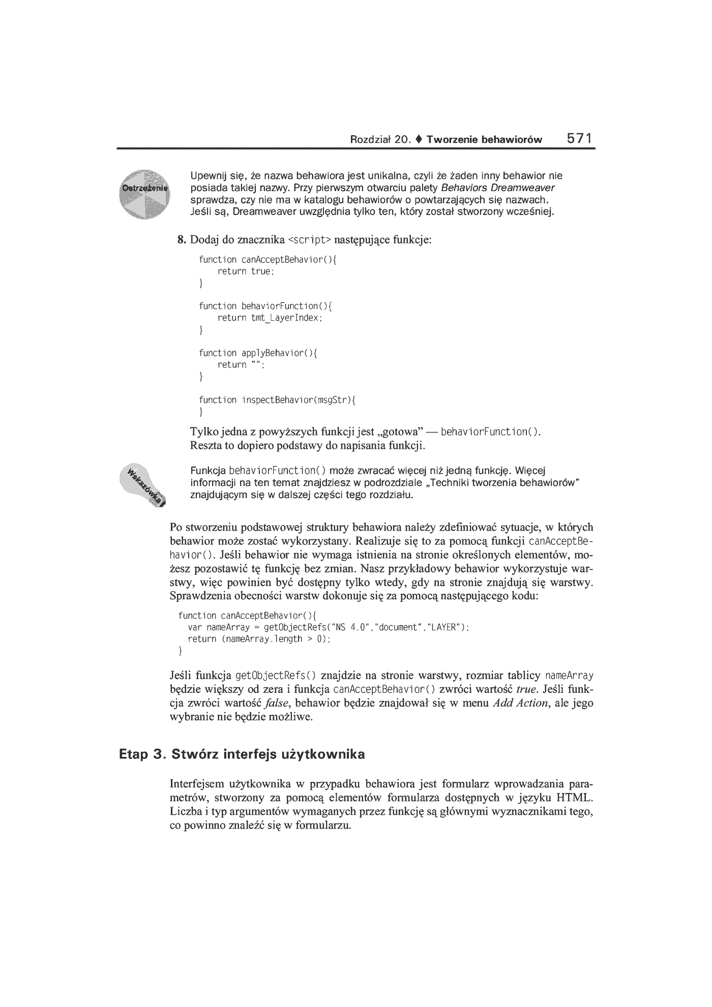 Fragment „Dreamweaver 4. Biblia” — strona 24 z 53