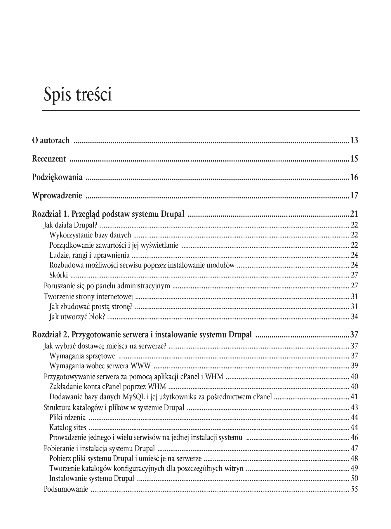 Fragment „Drupal 7. Wprowadzenie” — strona 3 z 44