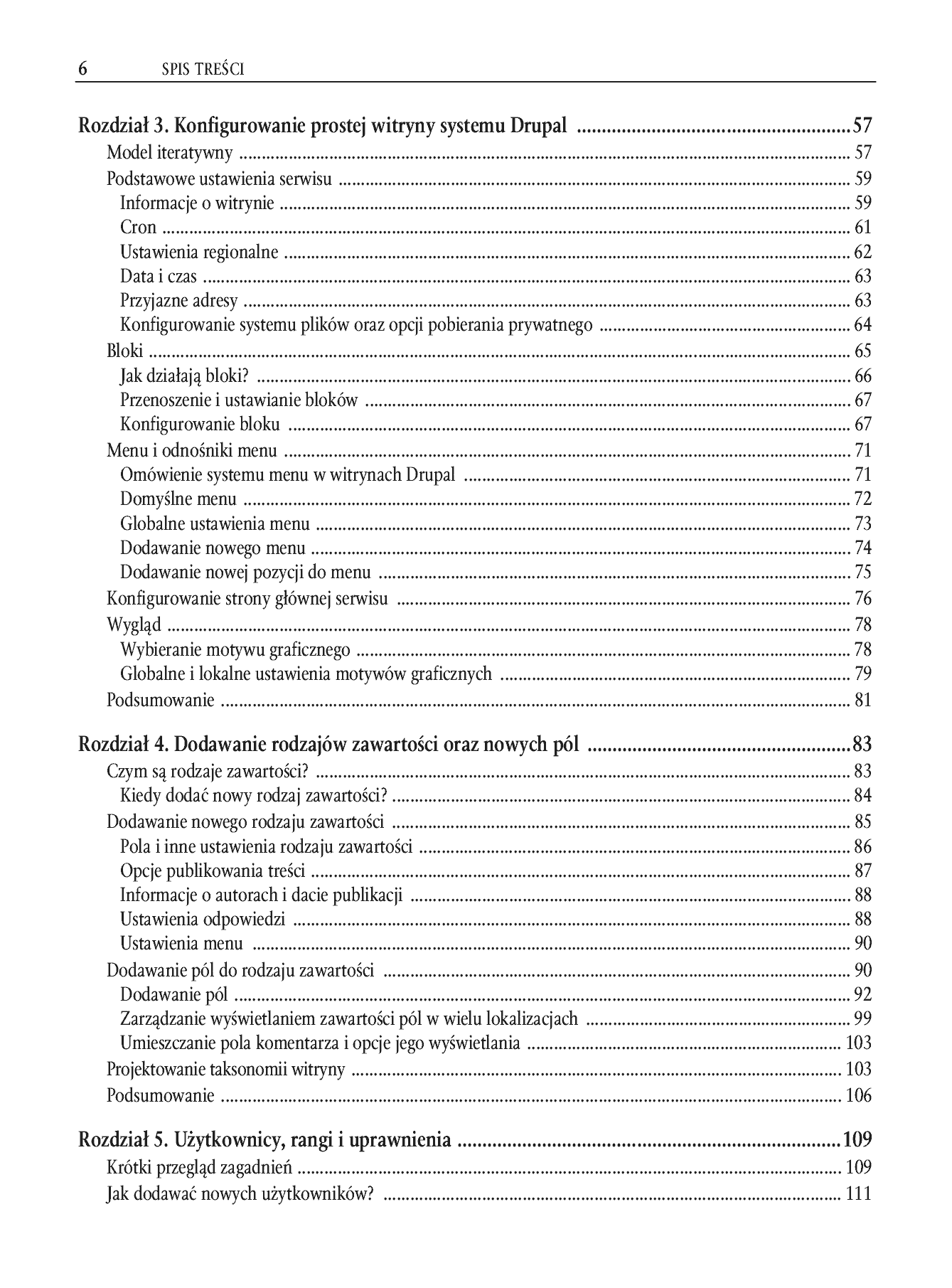 Fragment „Drupal 7. Wprowadzenie” — strona 4 z 44