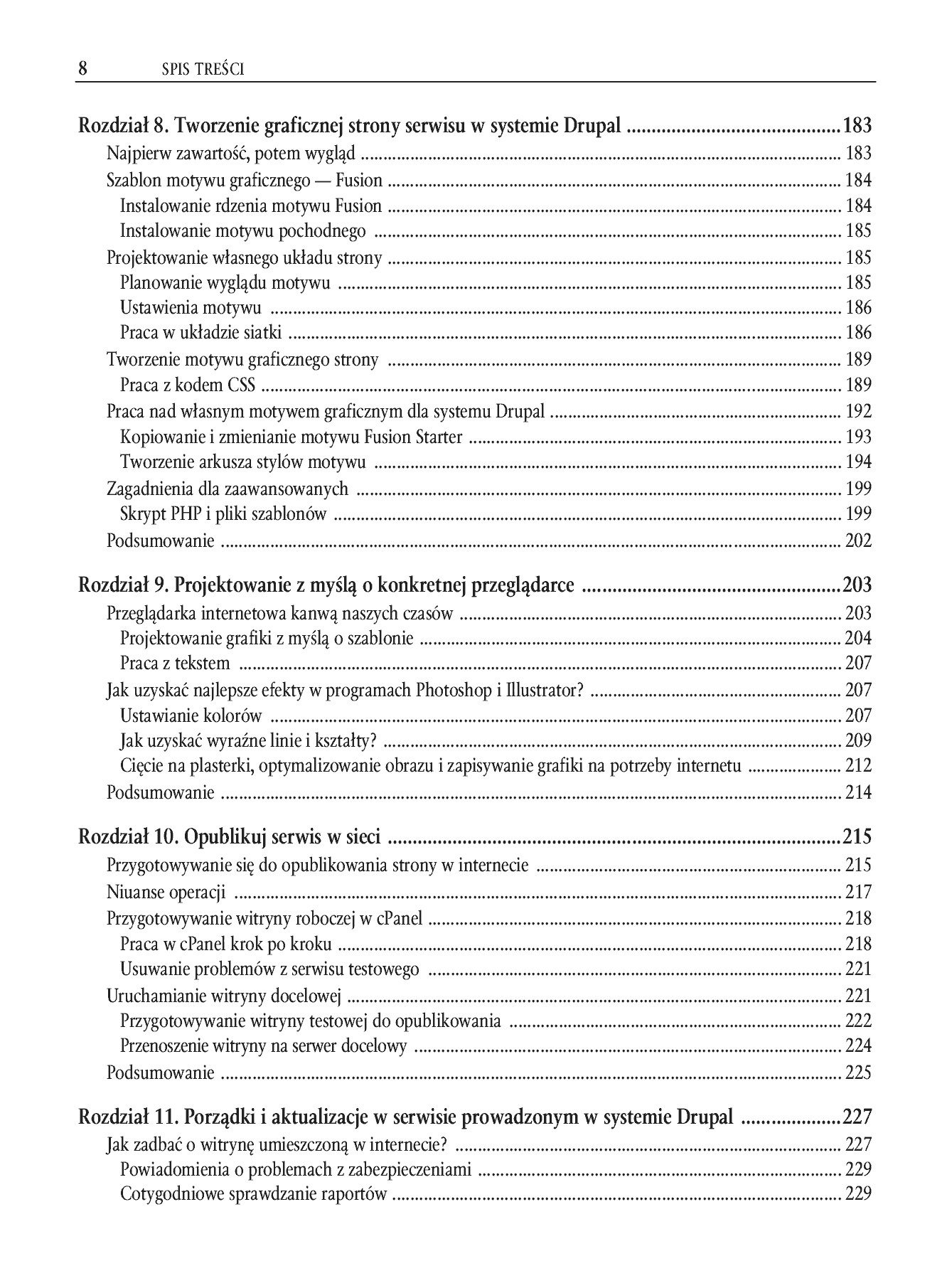 Fragment „Drupal 7. Wprowadzenie” — strona 6 z 44