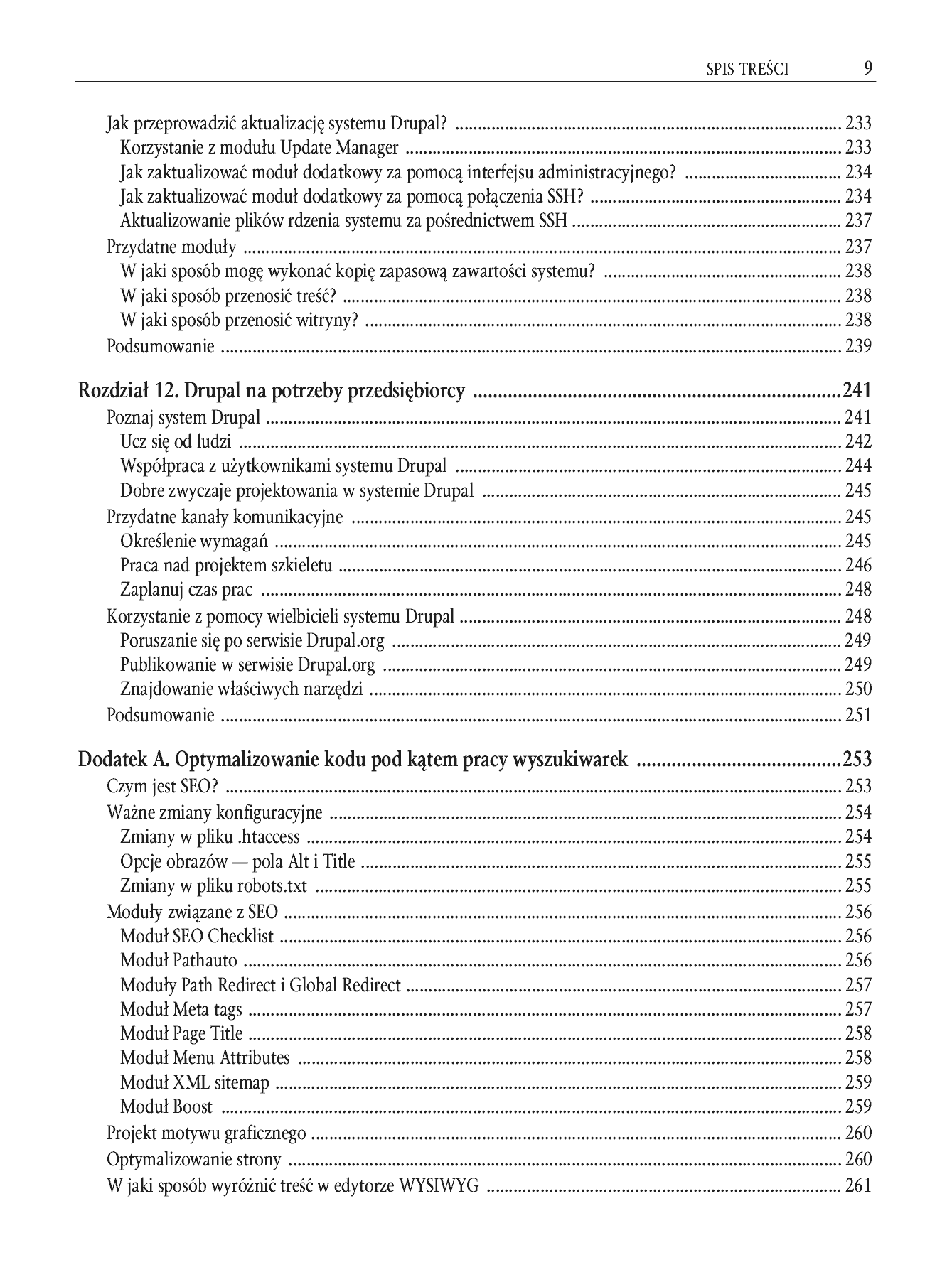 Fragment „Drupal 7. Wprowadzenie” — strona 7 z 44