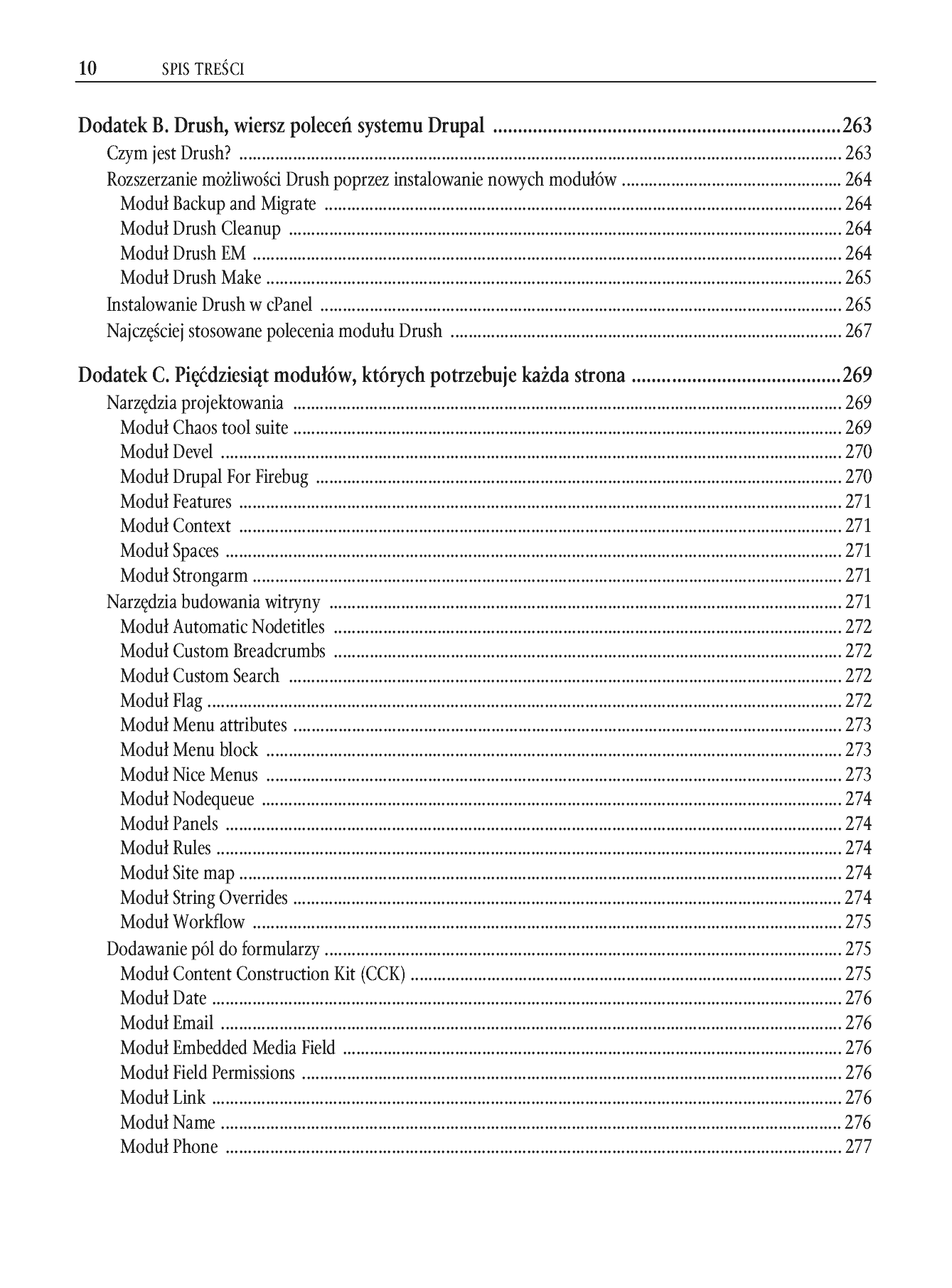 Fragment „Drupal 7. Wprowadzenie” — strona 8 z 44