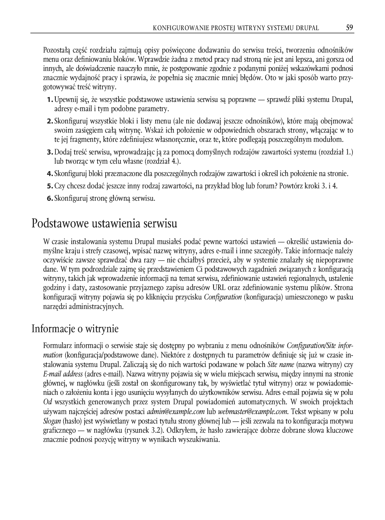 Fragment „Drupal 7. Wprowadzenie” — strona 12 z 44