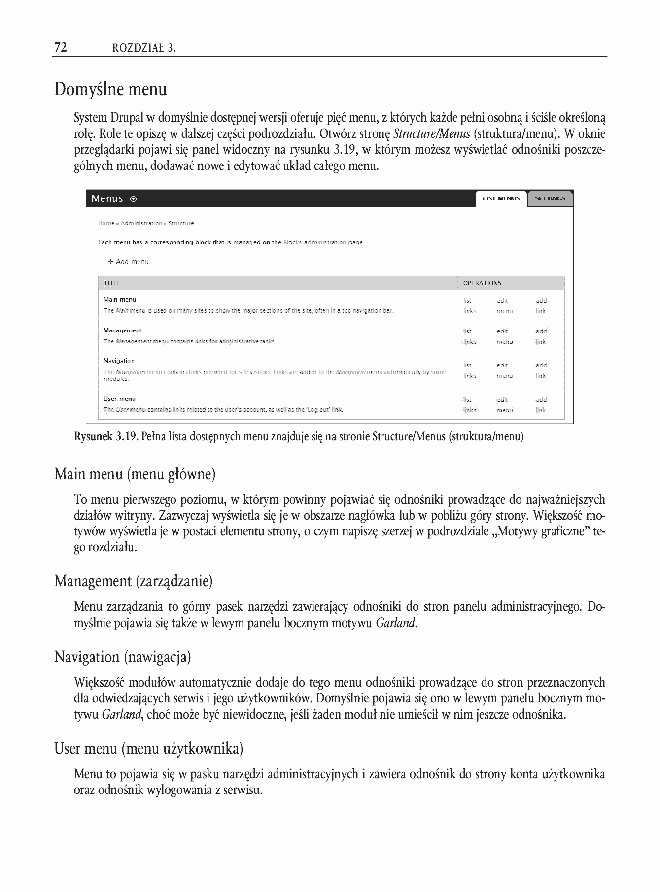 Fragment „Drupal 7. Wprowadzenie” — strona 25 z 44