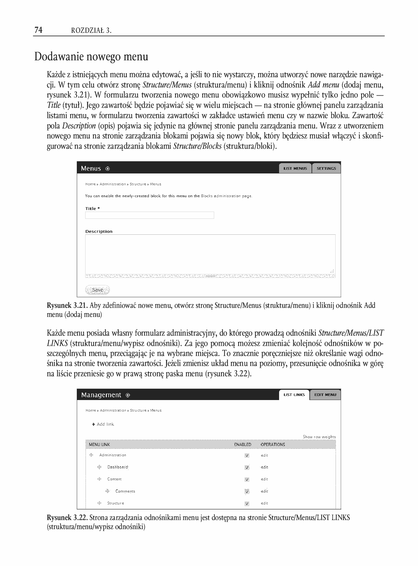 Fragment „Drupal 7. Wprowadzenie” — strona 27 z 44