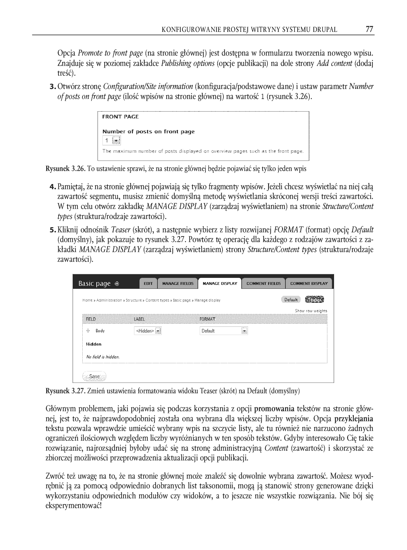 Fragment „Drupal 7. Wprowadzenie” — strona 30 z 44