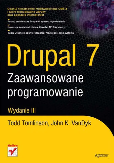 Fragment „Drupal 7. Zaawansowane programowanie” — strona 1 z 39